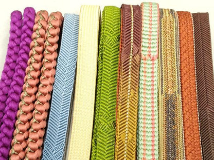 平和屋着物●和装小物 帯締め10本 高麗組 笹浪組 くみひも 金糸 逸品 未使用 DAAP5137by