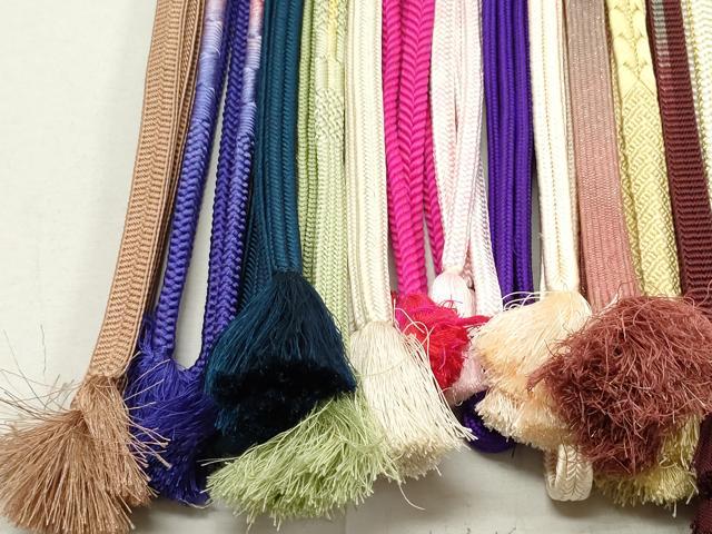 平和屋着物●和装小物 帯締め20本 高麗組 笹浪組 冠組 観世組 金銀糸 逸品 DAAP5139by