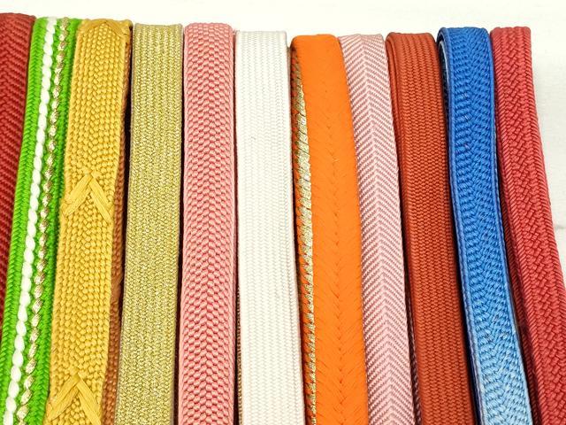 平和屋着物●和装小物 帯締め20本 高麗組 冠組 笹浪組 金銀糸 逸品 DAAP5146by