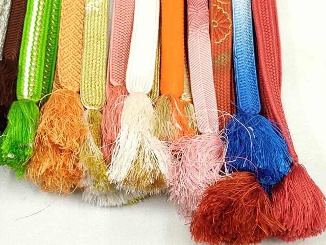 平和屋着物●和装小物 帯締め20本 高麗組 冠組 笹浪組 金銀糸 逸品 DAAP5146by