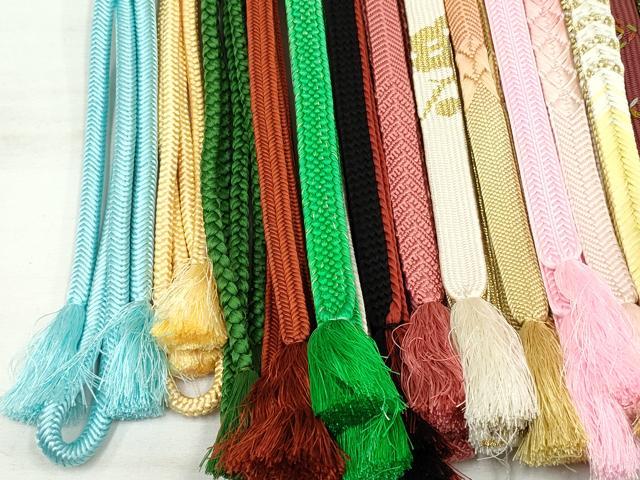 平和屋着物●和装小物 帯締め20本 高麗組 冠組 笹浪組 奈良組 金銀糸 逸品 DAAP5149by