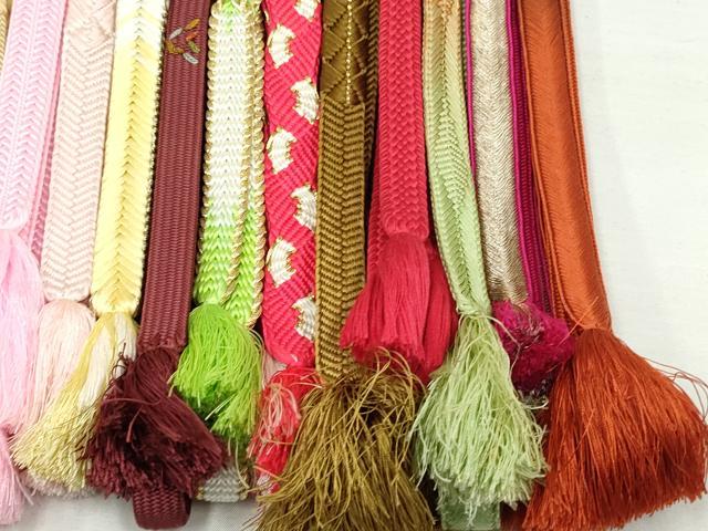 平和屋着物●和装小物 帯締め20本 高麗組 冠組 笹浪組 奈良組 金銀糸 逸品 DAAP5149by