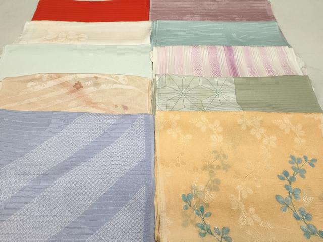 平和屋着物＊夏物 和装小物 帯揚げ10枚 全て正絹 逸品 DAAP5253by