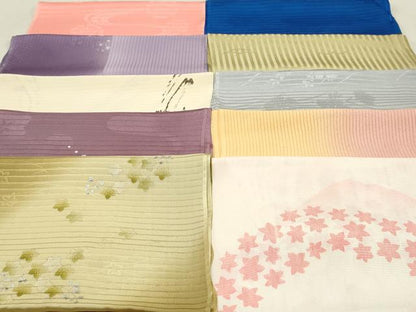 平和屋着物＊夏物 和装小物 帯揚げ10枚 全て正絹 未使用品あり 逸品 DAAP5267by