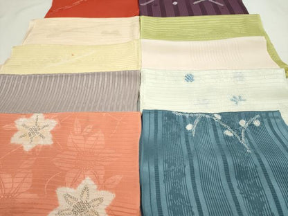 平和屋着物＊夏物　和装小物　帯揚げ10枚　全て正絹　逸品　DAAP5387by