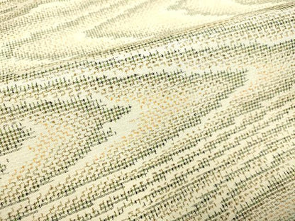 平和屋着物▽上質な紬 単衣 流水文 正絹 逸品 DAAP7376du