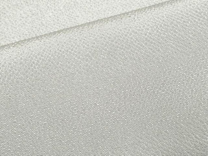 平和屋着物▽上質な色無地　単衣　作家物　利休白茶色　鬼しぼ縮緬　正絹　逸品　DAAP7379du