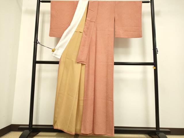 平和屋着物▽江戸小紋 単衣 寄せ小紋柄 洗える着物 DAAP7385du