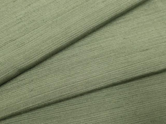 平和屋着物▽男性 紬 単衣 暗い麹塵色 正絹 逸品 DAAP7390du