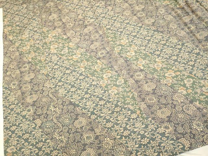 平和屋着物▽上質な小紋 単衣 型染め 花唐草文 正絹 逸品 DAAP7391du