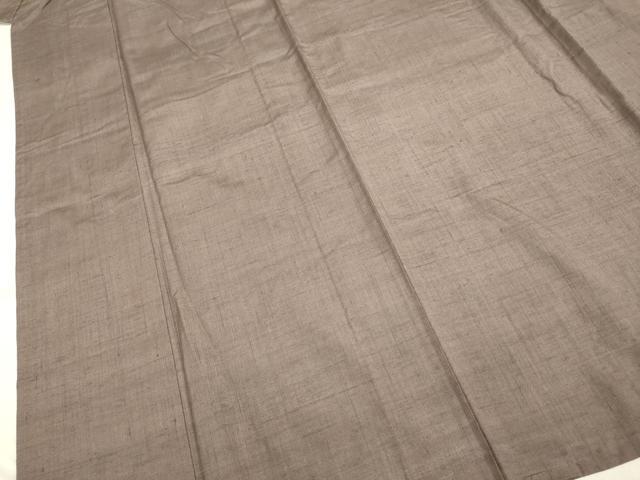平和屋着物▽結城紬 単衣 樺茶色 正絹 逸品 DAAP7408du