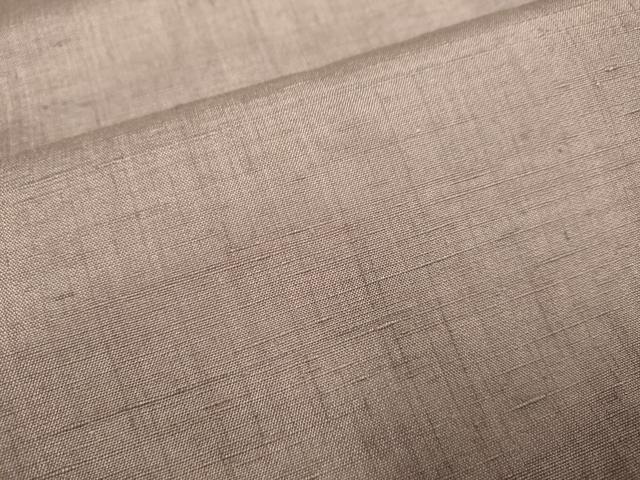 平和屋着物▽結城紬 単衣 樺茶色 正絹 逸品 DAAP7408du
