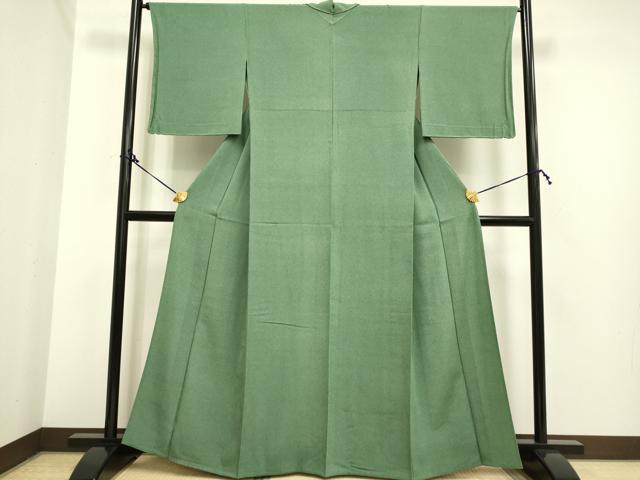 平和屋着物▽江戸小紋　飯島輝也　単衣　鮫小紋柄　正絹　逸品　DAAP7419du