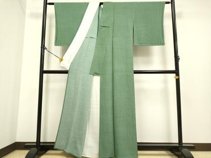 平和屋着物▽江戸小紋　飯島輝也　単衣　鮫小紋柄　正絹　逸品　DAAP7419du