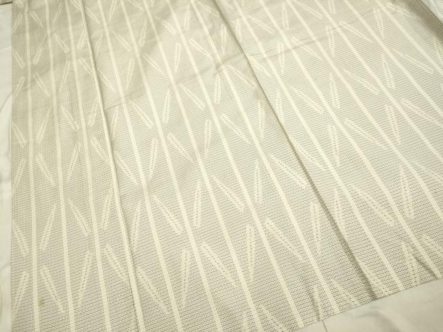 平和屋着物▽本場大島紬　白大島　単衣　100亀甲　間道　正絹　逸品　DAAP7432du