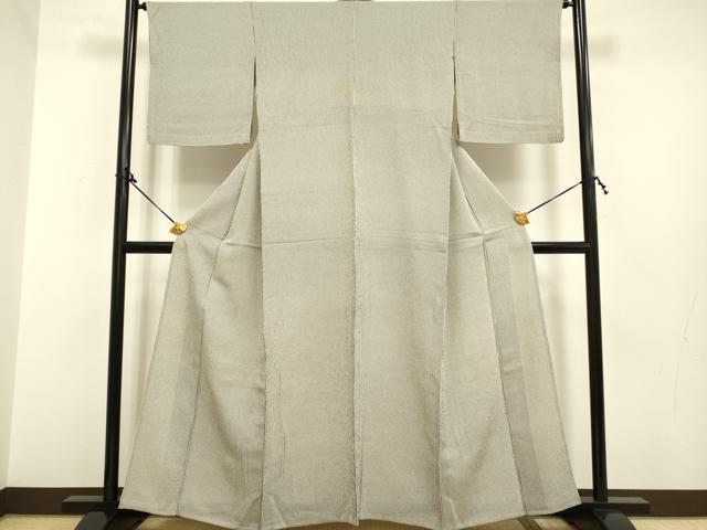 平和屋着物▽上質な小紋 単衣 縞 正絹 逸品 DAAP7442du