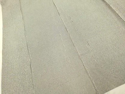 平和屋着物▽上質な小紋 単衣 縞 正絹 逸品 DAAP7442du