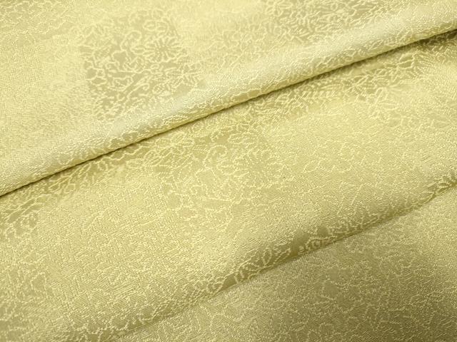 平和屋着物▽上質な色無地 単衣 市松花地紋 桑染色 さが美扱い 正絹 逸品 DAAP7444du
