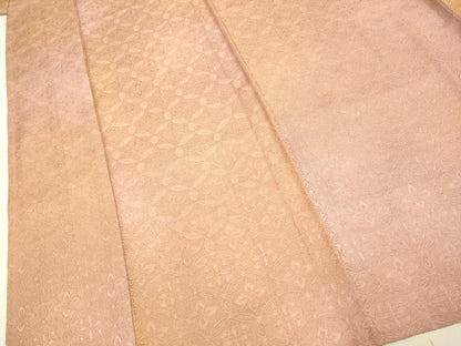 平和屋着物▽上質な小紋 単衣 作家物 吉祥花地紋 暈し染め 正絹 逸品 DAAP7451du