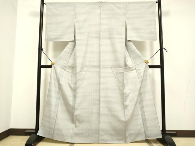 平和屋着物▽上質な小紋　単衣　霞文　暈し染め　さが美扱い　正絹　逸品　DAAP7455du