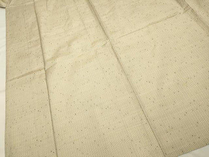 平和屋着物▽上質な紬　単衣　霞文　正絹　逸品　DAAP7462du