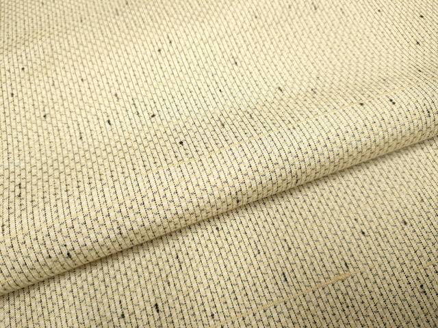 平和屋着物▽上質な紬　単衣　霞文　正絹　逸品　DAAP7462du