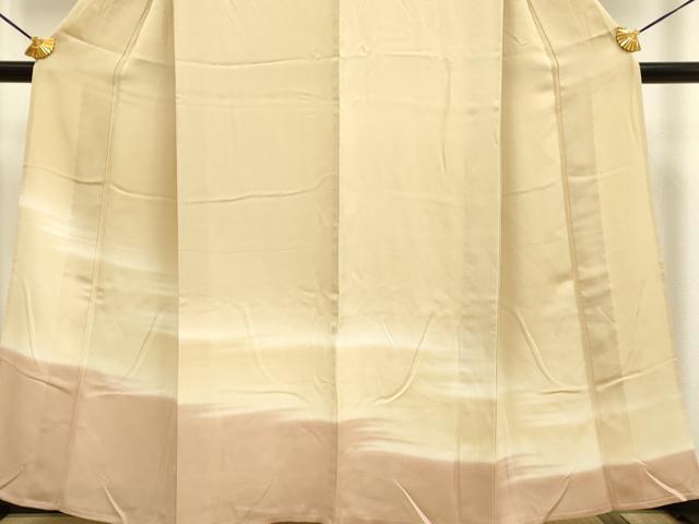 平和屋着物▽訪問着　単衣　霞文　暈し染め　正絹　逸品　DAAP7469du