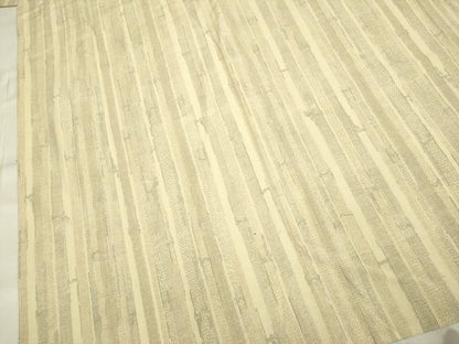 平和屋着物▽上質な紬 単衣 間道 正絹 逸品 DAAP7492du