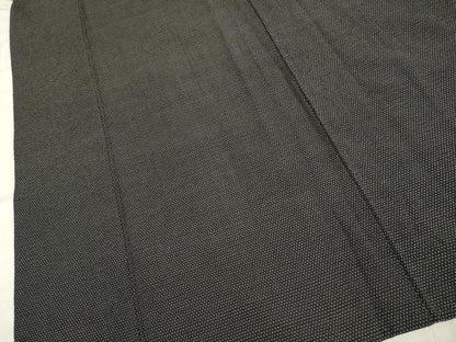平和屋着物▽男性 本塩沢 単衣 蚊絣 正絹 逸品 DAAP7507du