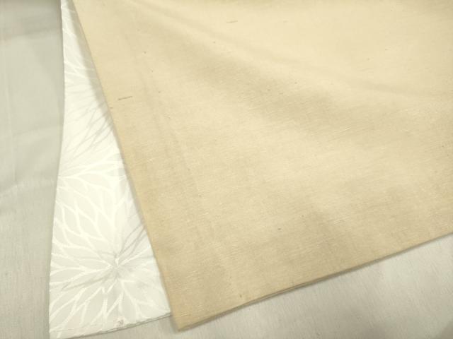 平和屋着物▽結城紬 単衣 本草木染 丁子色 証紙付き 正絹 逸品 DAAP7508du