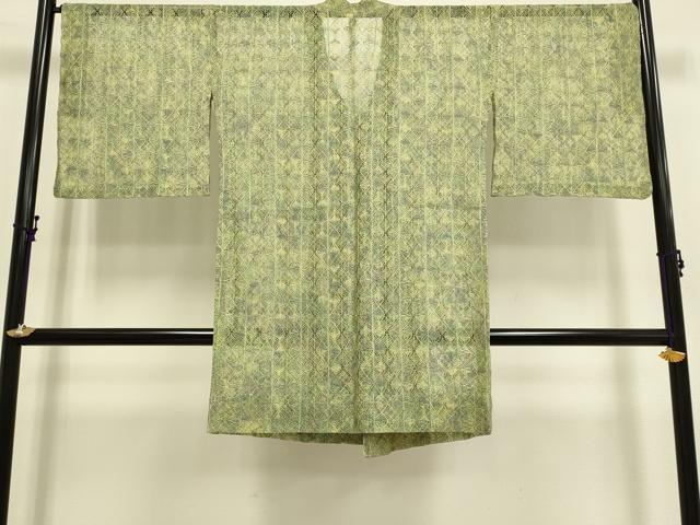 平和屋着物▽道行コート スリーシーズン 春夏秋 塵除け リボン織 正絹 逸品 DAAP7519du