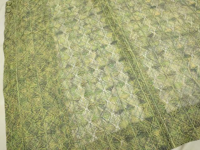 平和屋着物▽道行コート スリーシーズン 春夏秋 塵除け リボン織 正絹 逸品 DAAP7519du
