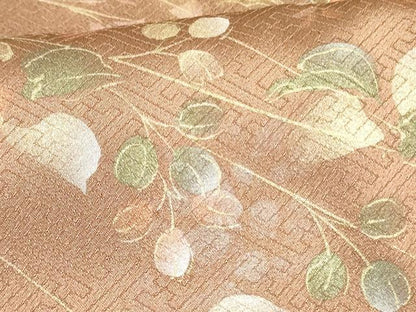 平和屋着物●訪問着 刺繍 草花文 暈し染め 金彩 正絹 逸品 DAAP7858yyy