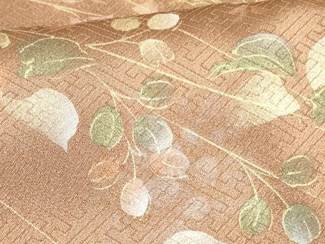 平和屋着物●訪問着 刺繍 草花文 暈し染め 金彩 正絹 逸品 DAAP7858yyy