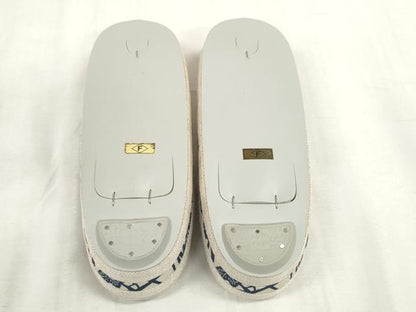 平和屋着物●スリーシーズン 春夏秋 和装小物 亜麻草履 和装草履 逸品 未使用 DAAQ1206zzz