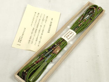 平和屋着物●和装小物　帯締め8本　龍村美術織物　藤三郎紐　唐花雙鳥長斑錦　逸品　未使用　DAAQ1480zzz