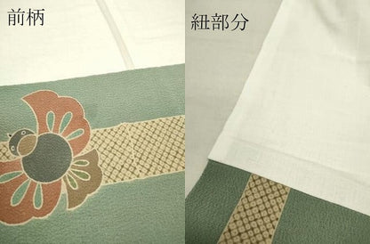平和屋着物●つけ帯 ふくら雀 鬼しぼ縮緬 正絹 逸品 DAAQ2386fe