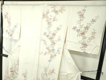 平和屋着物●訪問着 橘 楓 正絹 逸品 未使用 DAAQ2881ps