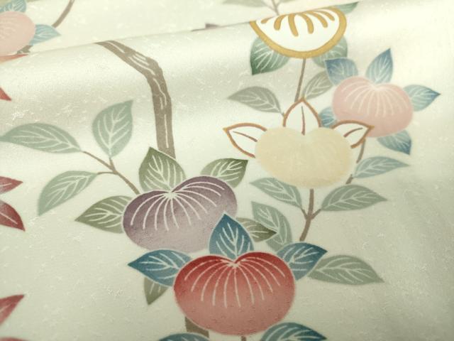 平和屋着物●訪問着 橘 楓 正絹 逸品 未使用 DAAQ2881ps