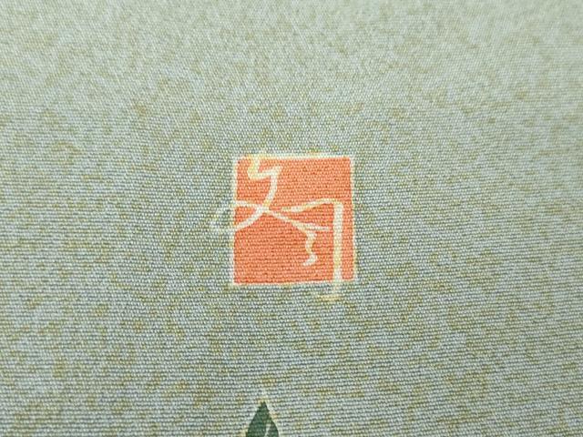 平和屋着物●訪問着 作家物 洋花文 金銀彩 正絹 逸品 DAAQ2930ps