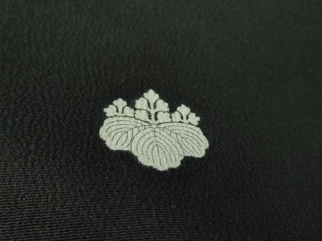 平和屋着物●豪華黒留袖　駒刺繍　雪輪吉祥花文　金彩　阪急百貨店扱い　正絹　逸品　DAAQ2954ps