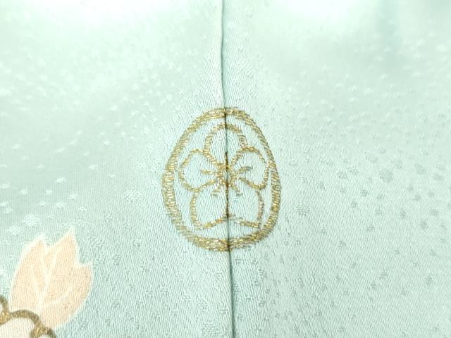 平和屋着物●訪問着　駒刺繍　枝花文　金彩　ゑり善扱い　正絹　逸品　DABE5346ps