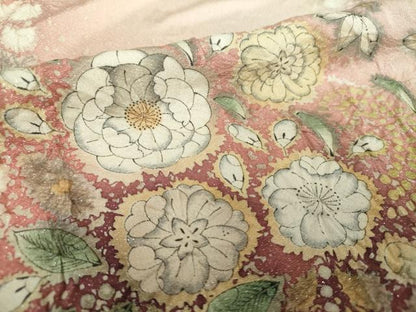 平和屋着物●吉乃一廉 幻の辻が花 訪問着 絞り 辻が花 暈し染め 銀通し地 正絹 逸品 DAAQ2985ps