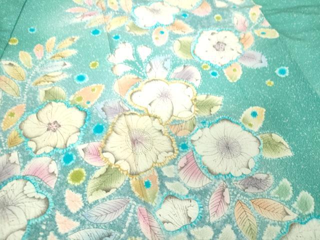 平和屋着物●豪華振袖 絞り 辻が花 暈し染め やまと誂製 正絹 逸品 DAAQ3001ps