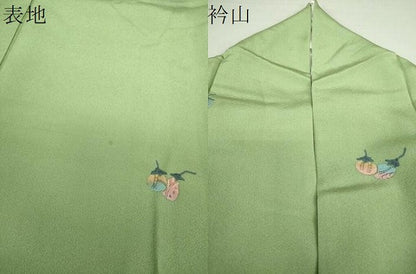 平和屋着物●上質な小紋 手描き 成り物 正絹 逸品 DAAQ3118ps