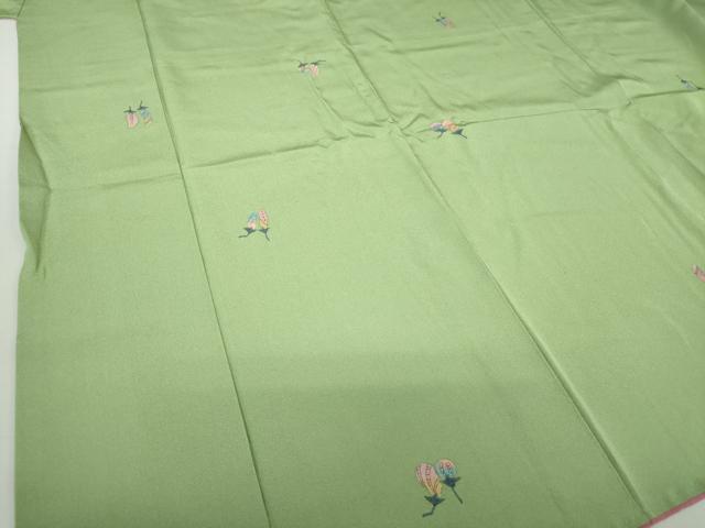 平和屋着物●上質な小紋 手描き 成り物 正絹 逸品 DAAQ3118ps