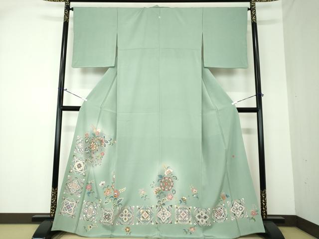 平和屋着物●豪華色留袖 作家物 正倉院更紗花文 暈し染め 金彩 正絹 逸品 DAAQ3124ps