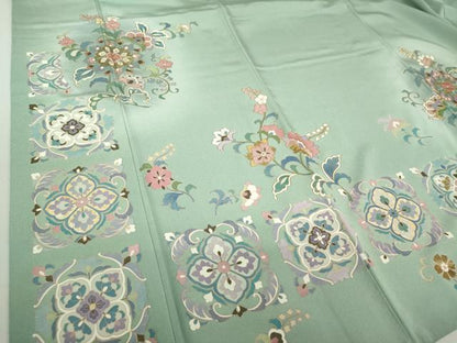 平和屋着物●豪華色留袖 作家物 正倉院更紗花文 暈し染め 金彩 正絹 逸品 DAAQ3124ps