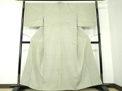 平和屋着物●本塩沢 蚊絣 正絹 逸品 DAAQ3344ps