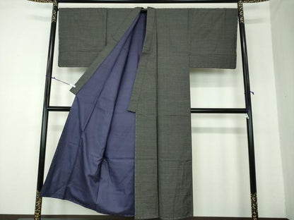 平和屋着物●男性　本場大島紬　亀甲柄　正絹　逸品　未使用　DAAQ3346ps